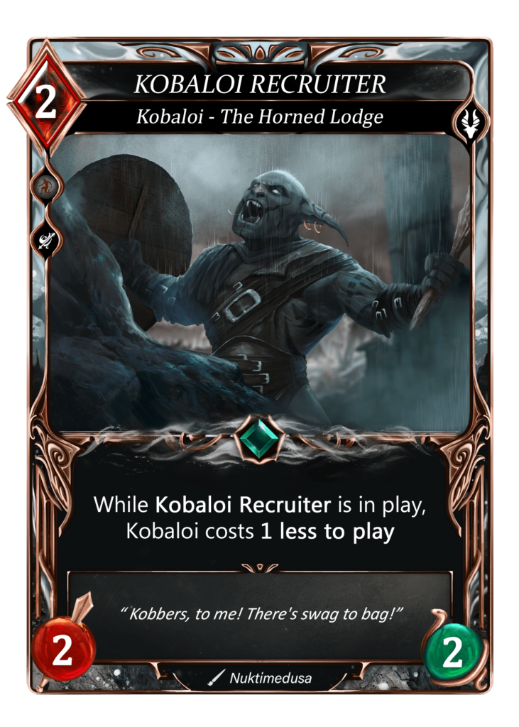 Berserk Season 4: Winds of War's Kobaloi Recruiter card